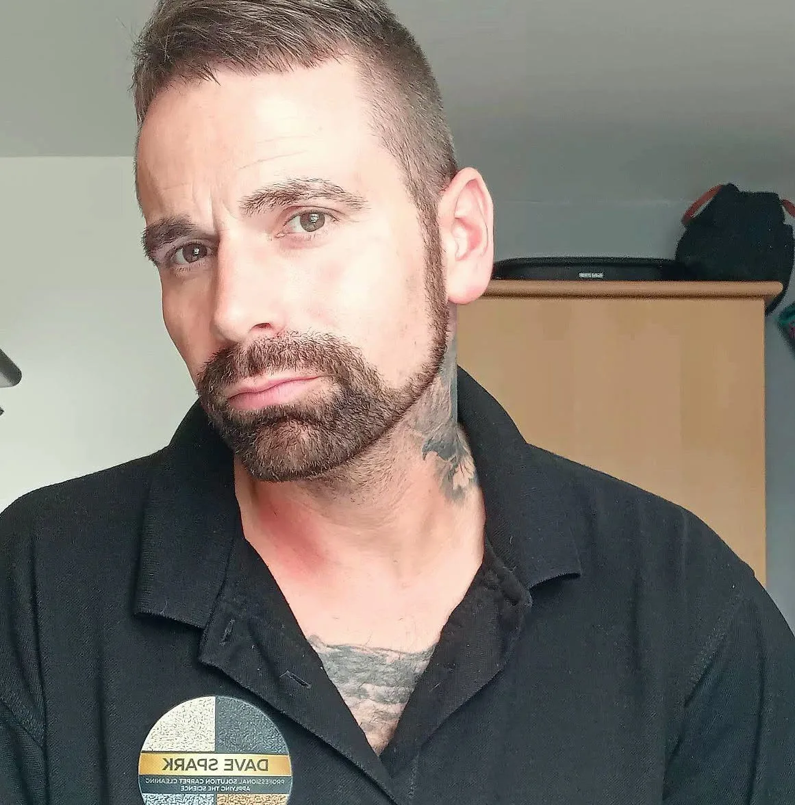 Portrait of Dave Spark, carpet cleaning specialist in Annan